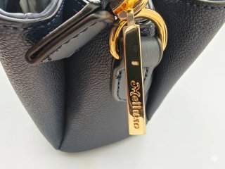 Borsa Melluso 1953 Pelle Blu Nuova