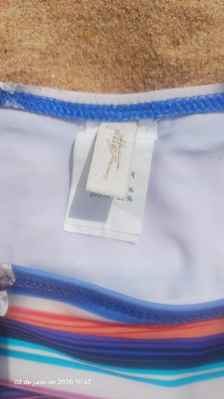 Bikini Gottex azul y rosa