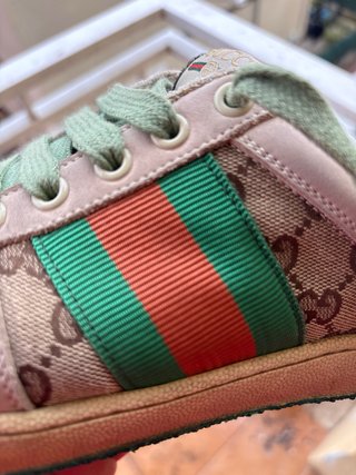 Zapatillas Gucci Beige y Verde
