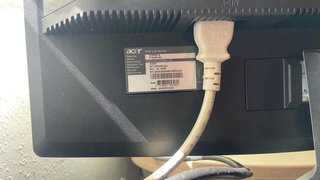 Monitor Acer Negro y Gris