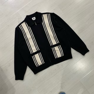 Sudadera Obey Cremallera Rayas M