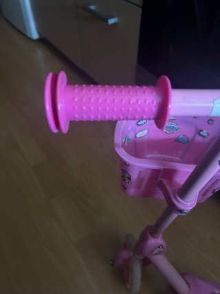 Patinete infantil 3 ruedas rosa Juguettos