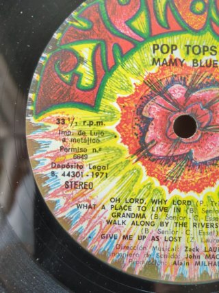 LP Vinilo Pop-Tops - Mamy Blue