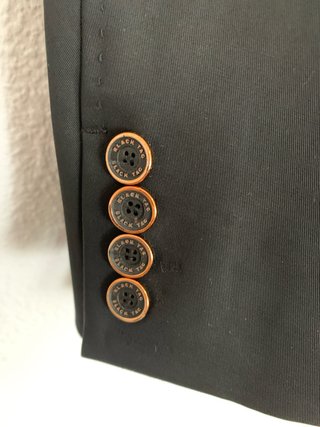 Chaqueta Americana Zara Man Negra