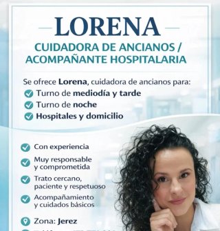 Cuidadora de mayores