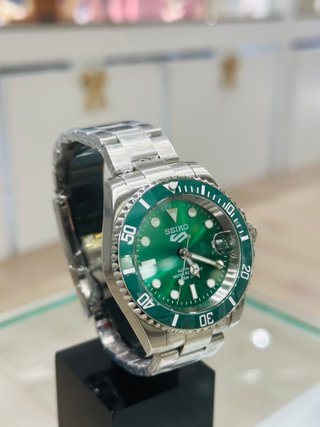 Reloj Seiko Automático Modificado Verde