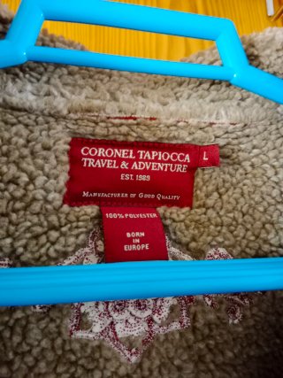 Chaqueta Colonel Tapioca Roja Talla M