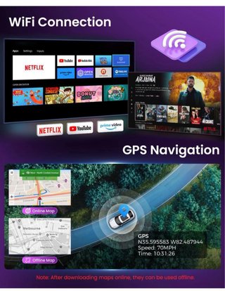 Autoradio Android 4+64G per Opel