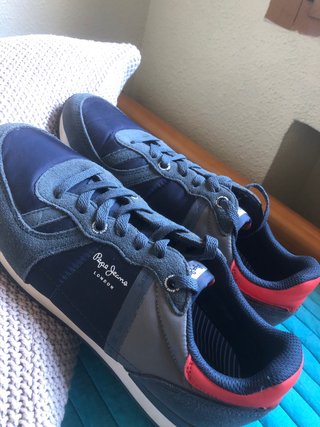 Zapatillas Pepe Jeans Azul/Gris Talla 42