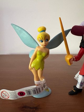 Figuras PVC Peter Pan,Campanilla y Garfio
