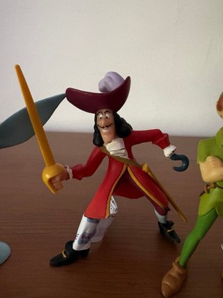 Figuras PVC Peter Pan,Campanilla y Garfio
