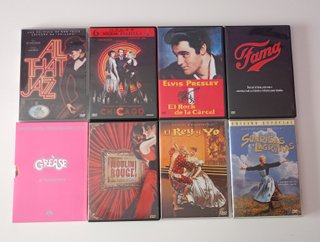 Lote 8 DVDs Películas Musicales