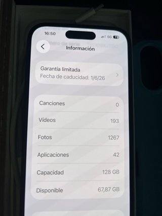 iPhone 16 128GB negro