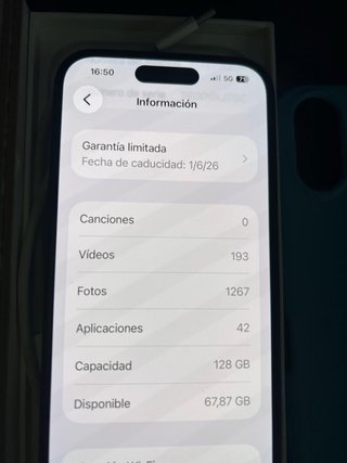 iPhone 16 128GB negro