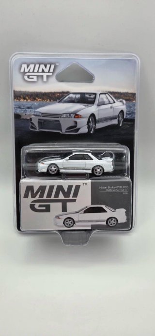 Mini GT Nissan Skyline GT-R R32 Branco
