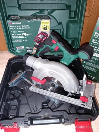 Sierra Circular Parkside 20V (sin batería)