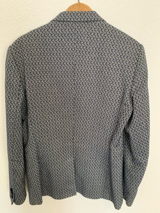 Chaqueta Zara Man Azul y Gris