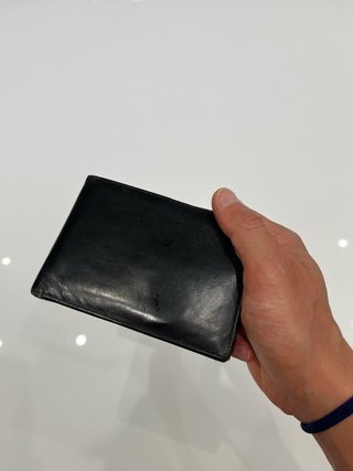 Portafogli Uomo Vera Pelle Vintage Nero