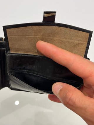 Portafogli Uomo Vera Pelle Vintage Nero