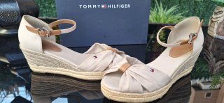Sandalias esparto Tommy Hilfiger beige
