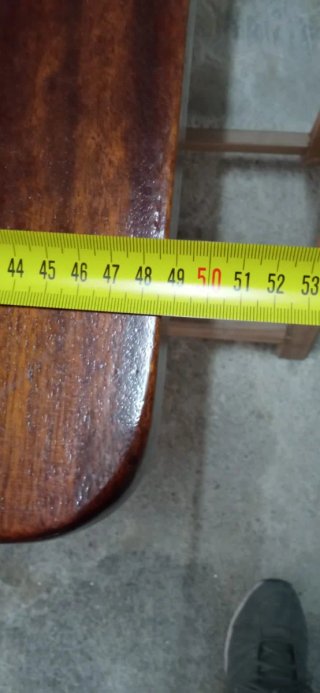 Barra de bar de madera maciza