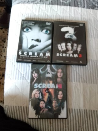 Pack 3 Películas Scream DVD