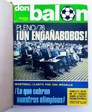 Don Balón 1976 + Extra liga. Montreal 76. Cruyff.