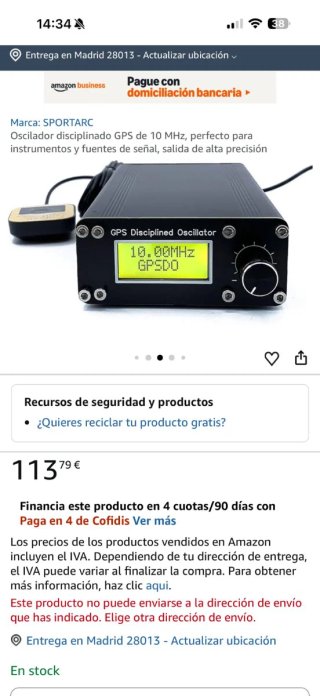 Oscilador GPS Disciplinado