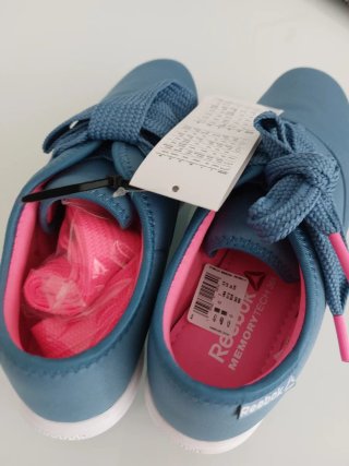 Zapatillas Reebok Talla 37.5 Azul/Rosa