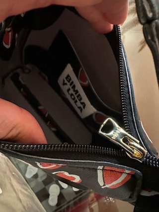 Bolso Bimba y Lola Negro y Rojo