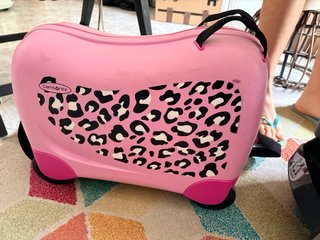 Maleta Infantil Samsonite Rosa Animal Print