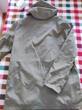 Chaqueta Dockers Verde Impermeable gabardina