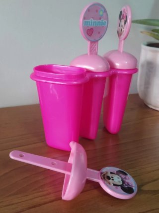 Moldes para helados Minnie Mouse rosa