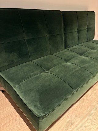 Sofá Cama Westwing Terciopelo Verde