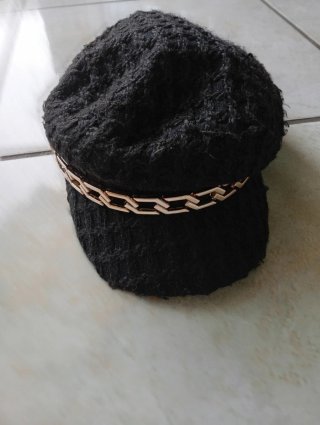 Set 2 cappelli panna e nero