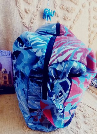 BOLSO CON DOS CARAS SEDA India TOTE.EnvíoGratis.