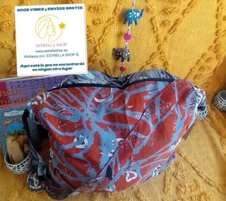 BOLSO CON DOS CARAS SEDA India TOTE.EnvíoGratis.