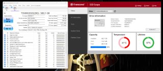 Ssd 500gb bom estado 97% saúde