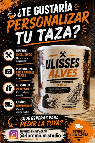 Taza personalizada con fotos y frases