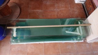 Lote Baldas de Cristal Verdes + Cartelas