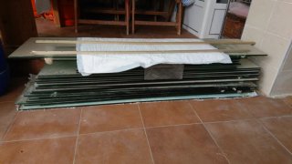 Lote Baldas de Cristal Verdes + Cartelas