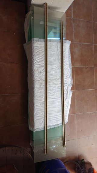 Lote Baldas de Cristal Verdes + Cartelas