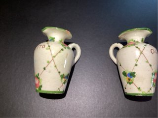 Set Olio e Aceto Ceramica Decorata
