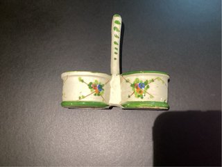 Set Olio e Aceto Ceramica Decorata