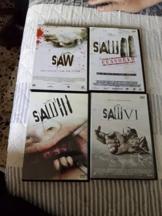 Pack 4 Películas Saw DVD