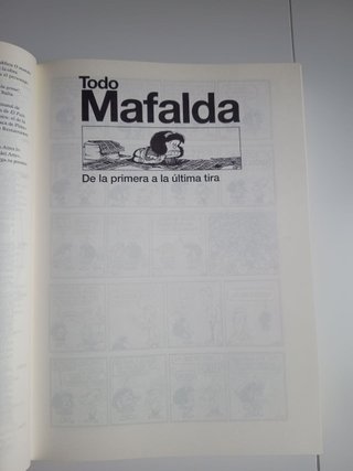 Todo Mafalda - libro recopilatorio viñetas d Quino