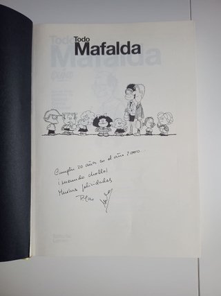 Todo Mafalda - libro recopilatorio viñetas d Quino