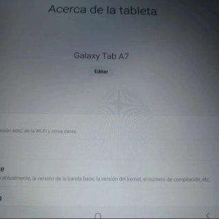 Tablet Samsung Tab A7