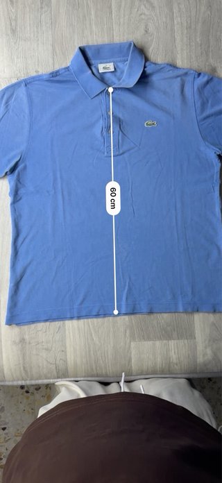 Polo Lacoste Vintage Anni '90 Blu