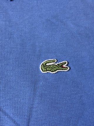 Polo Lacoste Vintage Anni '90 Blu